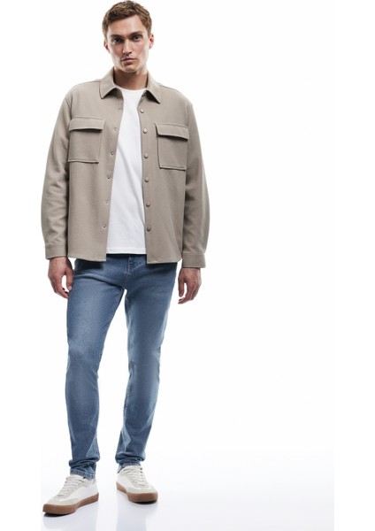 Normal Bel Pamuklu Skinny Fit Jean Pantolon - Michael Jean