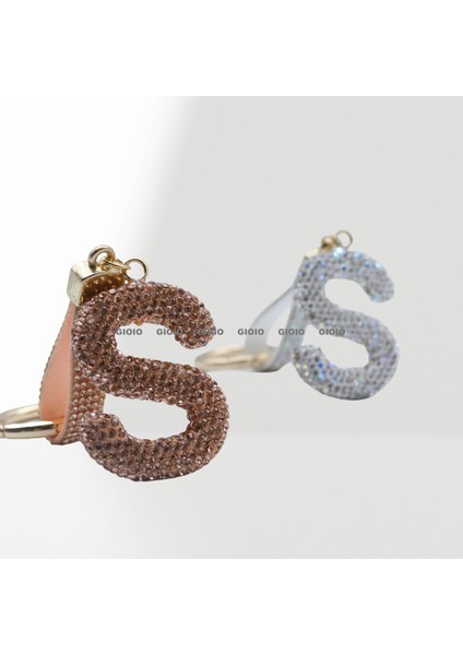 Gıoıo Yeni Yüksek Dereceli Elmas Taklidi Tavşan Anahtarlık Kolye Moda Tam Elmas Anahtarlık Çanta Çekicilik Araba Anahtarlık (Yurt Dışından)