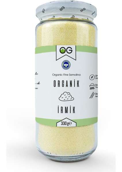 Organik İrmik ve Organik Bebek Bisküvi Seti