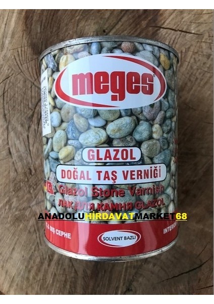 Doğal Taş Verniği Glazol Taş Ahşap Tuğla Verniği 075LT