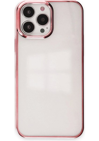 Newface iPhone 13 Pro Max Kılıf Element Silikon - Pembe