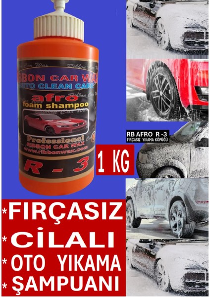 Rb Afro R-3 (Fırçasız Oto Yıkama Şampuanı ) Beyaz Köpük 1 kg fiyatları