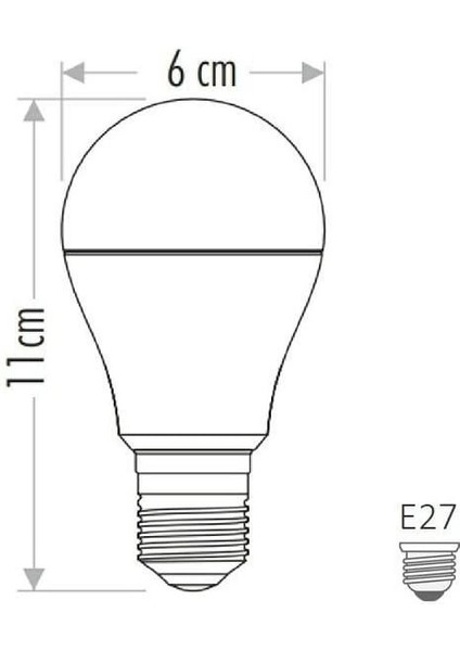Cata Ct 4276 6 W LED Ampul Kırmızı Renk