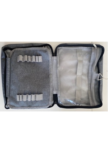 Şık Gri Seyahat Makyaj Çantası, Hafif ve Kullanışlı Tasarım fiyatları