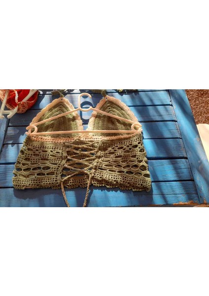 %100 Pamuk Koton El Örgüsü Bustiyer modelleri