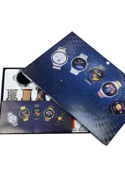Lider Global Yuvarlak Ekranlı 7 Kordonlu Akıllı Saat Gps Destekli Çoklu Kordon Seçeneği modelleri
