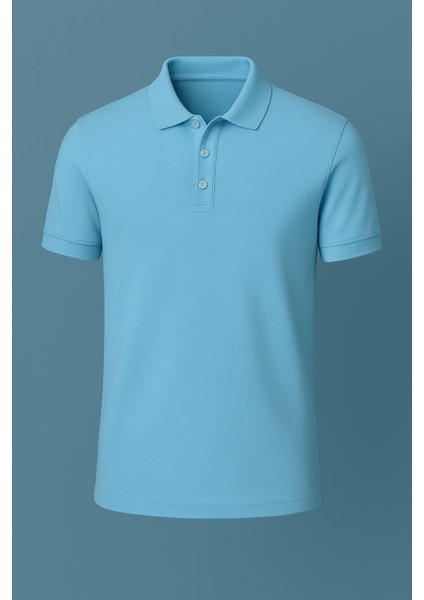 Kaelaurean Erkek Polo Yaka T-Shirt Çekmeyen Pamuklu Kumaş Slim Fit Dar Kesim Kıvrılmazyaka fiyatları