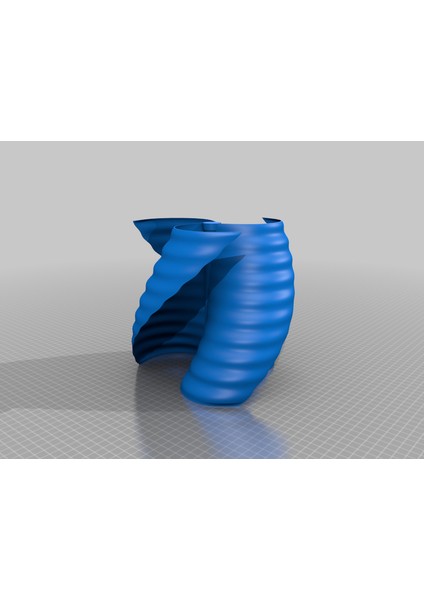 Dikey Yel Değirmeni Sarmal Vazo Modu (Plastik Aparattır) 3D fırsatları