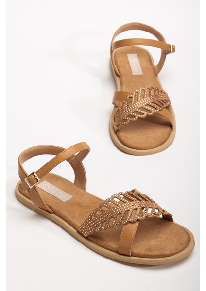 Rahat Tasarım Taba Sandalet