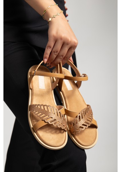 Rahat Tasarım Taba Sandalet modelleri