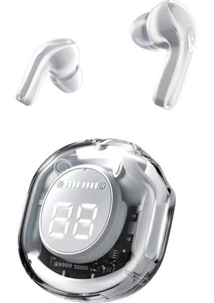 Ap-09 Bluetooth Kulaklık, Beyaz, Tws, Kablosuz Kulaklık,