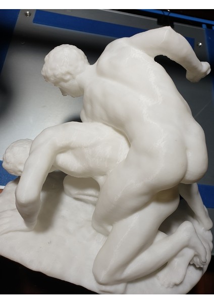 Iki Güreşçi Kavga Ediyor (Plastik Aparattır) 3D fırsatları