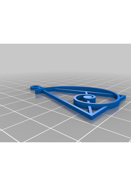 Kolye Fibonacci ve Altın Üçgen (Plastik Aparattır) 3D indirimleri