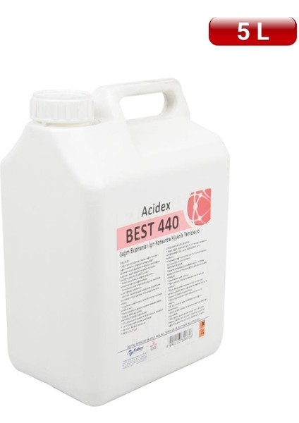 Süt Sağım Sistemi Sağım Ekipmanları İçin Konsantre Dezenfektanlı Temizleyici (5 litre)