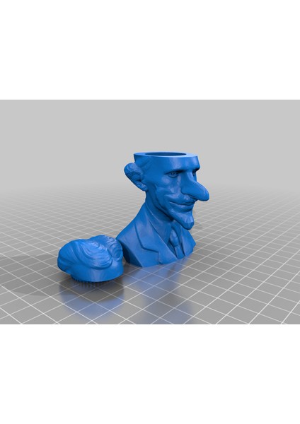 Tesla Grinder - Pinoccio Tarzı (Başı Vidalayın, Otları Öğütün) (Sadece Plastik Aparattır) 3D fiyatları