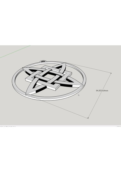 Slav Tanrı Tanrısı Svarog Muska Tabakası (Plastik Aparattır!!!) 3D