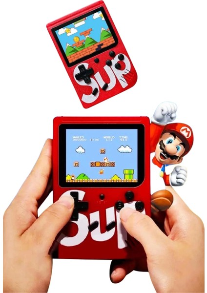 Sup Atari Retro 400 Nostalji Oyunlu Mini Atari Taşınabilir Oyun Konsolu fırsatları