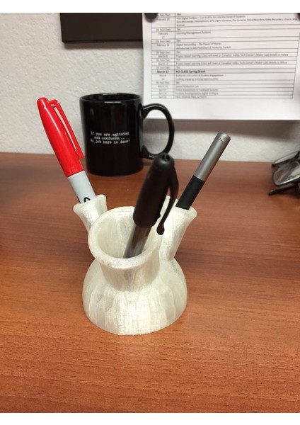 Baskın Kubbe Kalem Tutucu Şey (Plastik Aparattır) 3D fiyatları