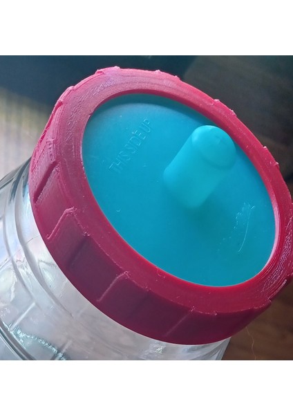 Mason Geniş Ağız Fermentor'a Turşu Kavanoz Kapağı, Kuru Kapak (Stp Dahil) (Sadece Plastik Aparattır) 3D fiyatları