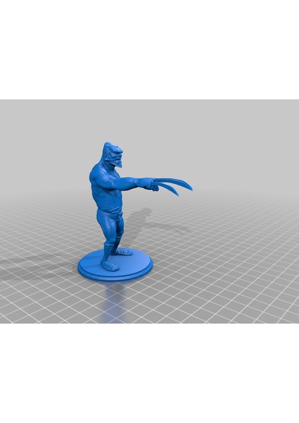 Wolverine Karikatür (Plastik Aparattır) 3D indirimleri