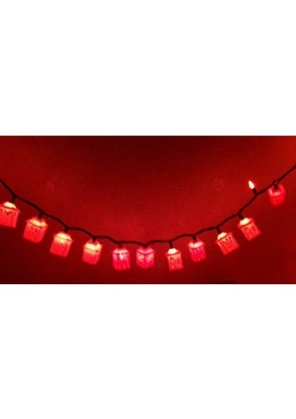 Noel'den Önce Kabus Mini Light String Fenerler (Sadece Plastik Aparattır) 3D