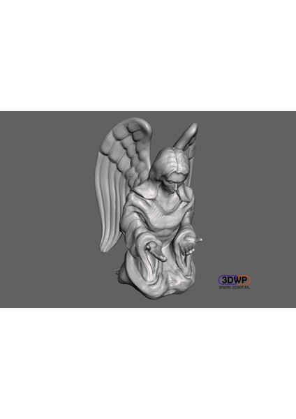 Melek Heykelini Düşünmek (Heykel 3D Tarama) (Plastik Aparattır) 3D