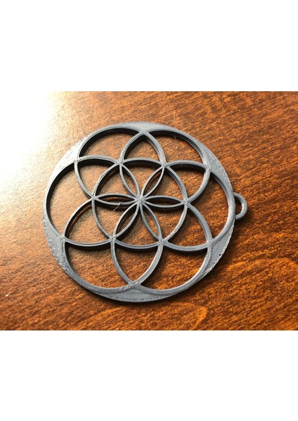 Yaşam Çiçeği Kolye (Plastik Aparattır) 3D indirimleri