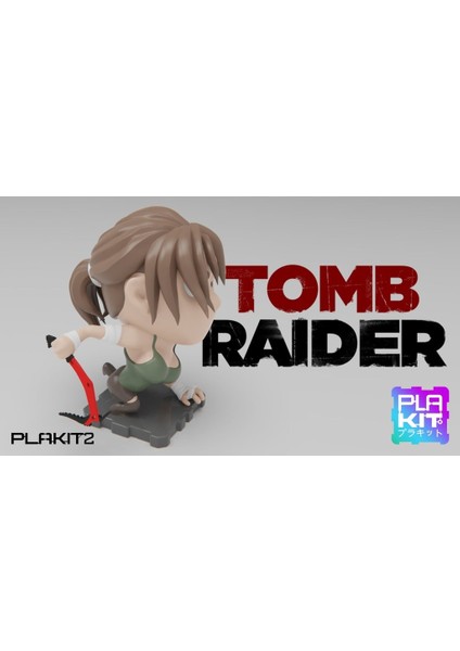 Tomb Raider Lara Croft (Plakit2 Serisi) (Sadece Plastik Aparattır) 3D