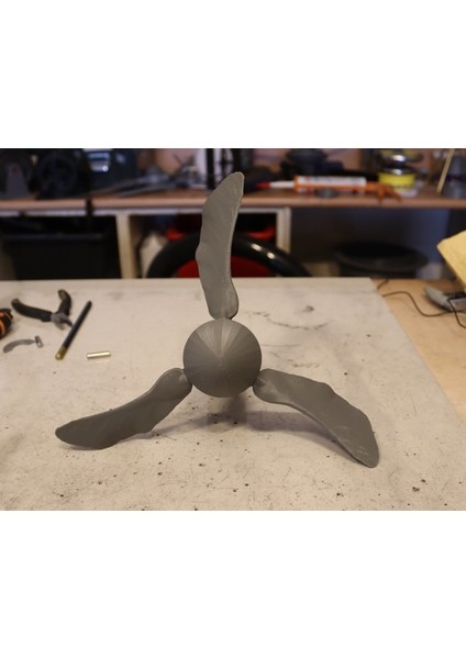 Samara Rüzgar Türbini - Tüberküllü ve Tüberkülsüz (Sadece Plastik Aparattır!!!) 3D