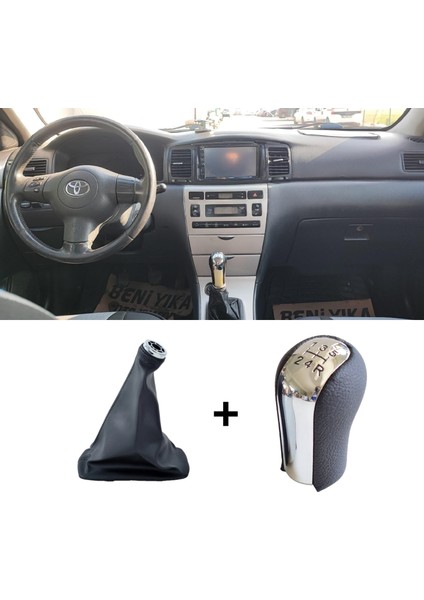 Toyota Corolla Vites Topuzu Nikelaj 5 Ileri + Körük 2002-2006 Uyumlu