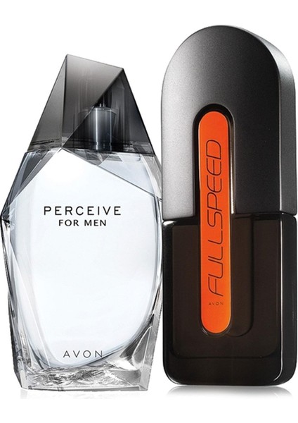 Perceive Erkek Parfüm 100 ml Full Speed Erkek Parfüm 75ML. Ikili Set