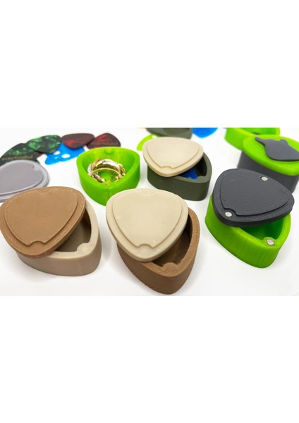 Gitar Seçme Kutusu / Biblo Kutusu ve Seçtikleri (Sadece Plastik Aparattır!!!) 3D fırsatları