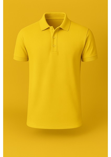 Kaelaurean Erkek Polo Yaka T-Shirt Çekmeyen Pamuklu Kumaş Slim Fit Dar Kesim Kıvrılmazyaka fiyatları