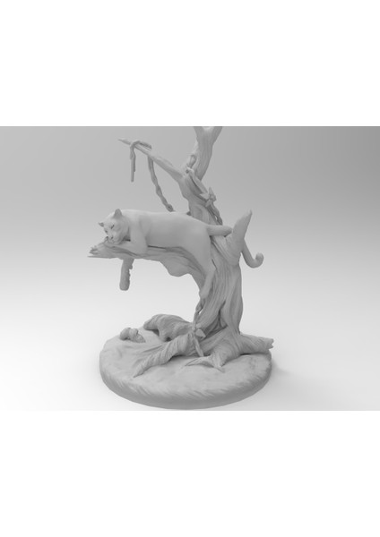 Bir Ağaçta Kara Panter (Plastik Aparattır) 3D
