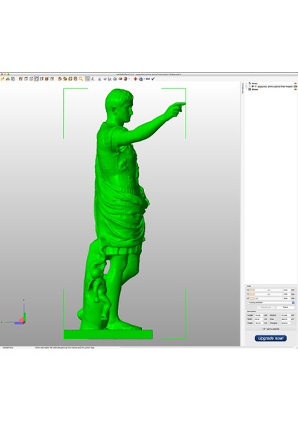 Prima Porta'lı Augustus (Plastik Aparattır) 3D indirimleri