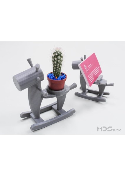 Sallanan At (Sadece Plastik Aparattır) 3D