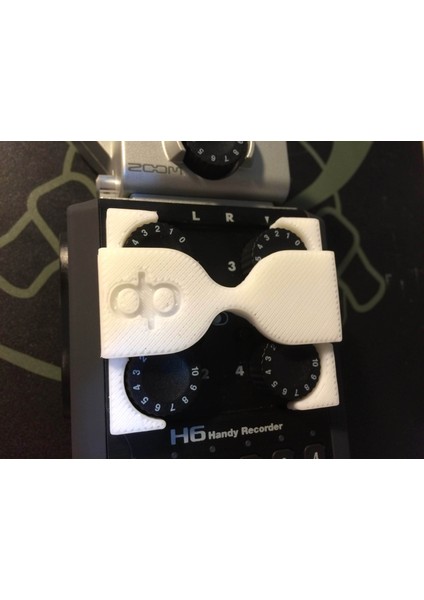 Zoom H6 Kazanç Kontrolü Kapağı (Sadece Plastik Aparattır) 3D indirimleri