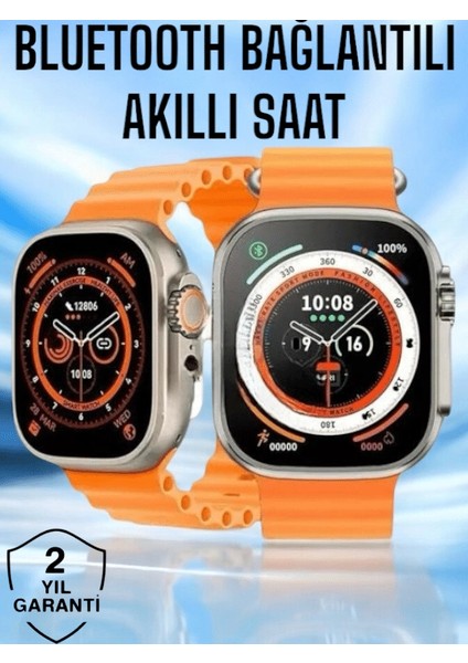 Lider Global Yeni Nesil Ultra Akıllı Saat Titreşimli, Uyku & Sağlık Takibi, Çift Kordon