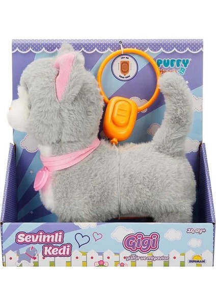 Lider Global Sevimli Kedi Gigi Sesli ve Hareketli