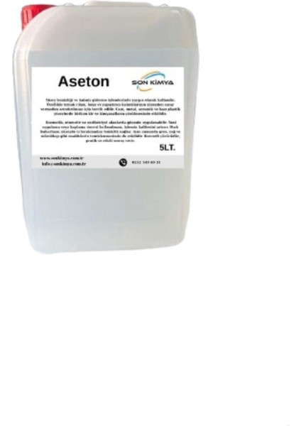 Saf Aseton 5 Lt