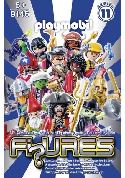 Figures Series 11 Blue Mystery Pack - Sürpriz Paket Playmobil