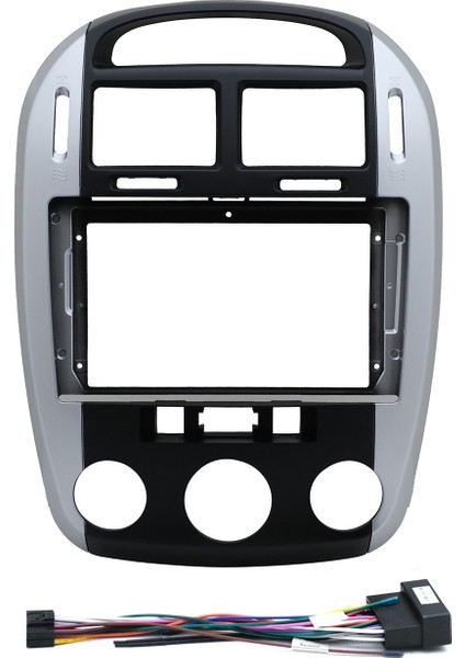 Kıa Cerato 2006-2009 9" Gri Androıd Multimedya Çerçevesi - Soket