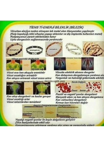 Ti-Enerji Bilekliği modelleri