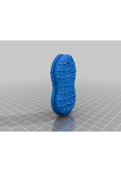 Nutter Tereyağı Kurabiye Anahtarlık 3D