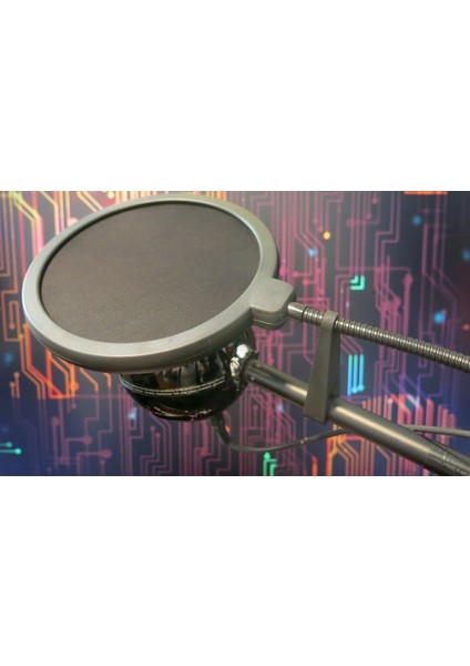 Mikrofon Pop Filtre Tutucu (Klip) 3D