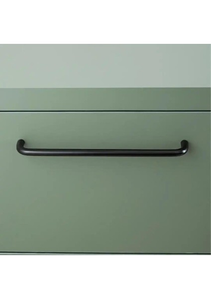 Mobilya Kulbu Siyah Renk 224MM Kulp 1 Adet (SY8878 0224 Al6)
