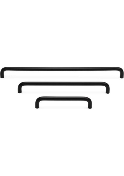 Mobilya Kulbu Siyah Renk 224MM Kulp 1 Adet (SY8878 0224 Al6) fırsatları
