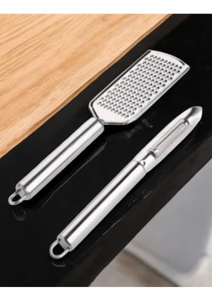 Elz Paslanmaz Çelik Rende ve Soyacak Penir Çikolata Zencefil Patates Limon Rende ve Soyacak 2'li S modelleri