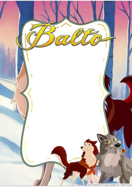 Doğum Günü Davetiyesi (1 Adet) Baskısızdır. Balto