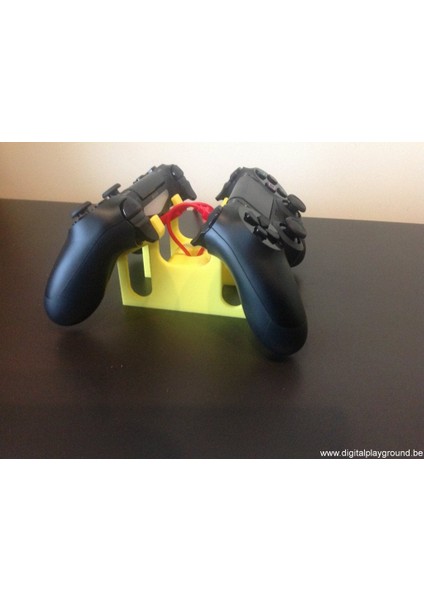 Playstation 4 - Ps4 - 2x Dualshock 4 Denetleyiciler İçin Yerleştirme/tutucu/şarj Cihazı 3D